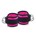 thumbnail image 1 of 1 Pair Ankle Straps for Cable Machine Kickbacks, Glute Workouts, Lower Body Exercises - Adjustable Leg Straps with Neoprene Padding, 1 of 5