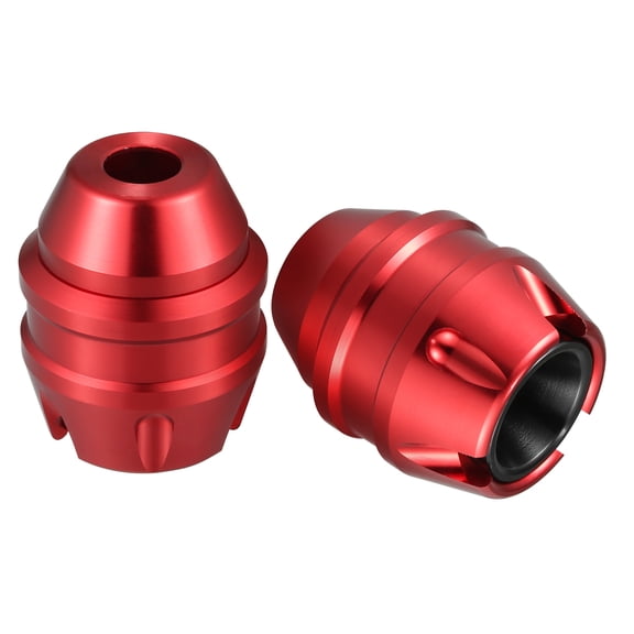 1 Pair Anti Drop Fork Frame Slider Motorcycle Crash Pad Falling Protection Anti Crash Caps CNC Aluminum Alloy Red