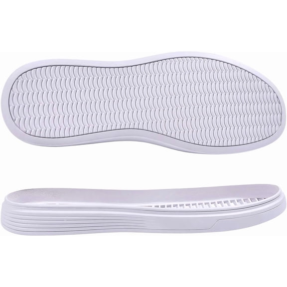 1 Pair Anti Skid Rubber Shoes Bottom Heel Sole Wear Resistant Raised Grain Repair Sole Pad for Boots Leather Shoes White 288x103x31mm for DIY