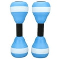 1 Pair Aquatic Dumbbells EVA Floating Water Dumbbells Aerobic Exercise