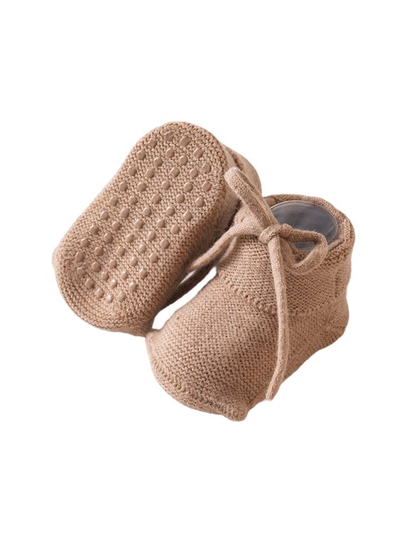 1 Pair Baby Floor Socks Anti Slip Grips Soft Cotton Breathable for Infants Crawling & Learning to Walk