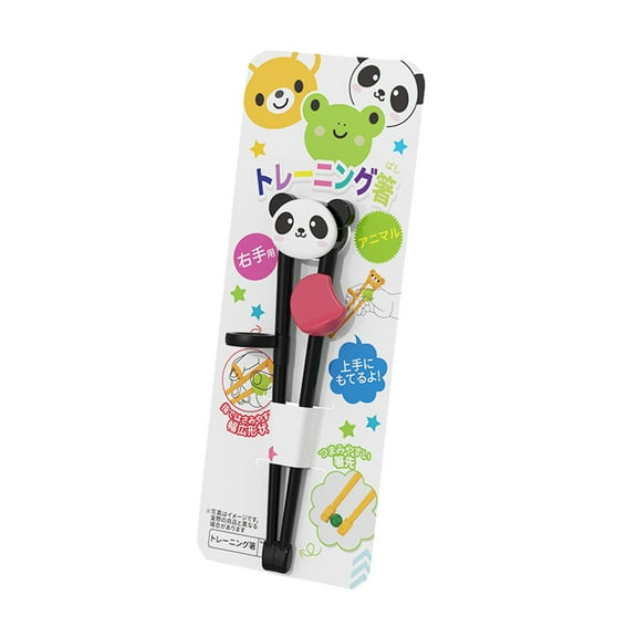 1 Pair Baby Training Chopsticks Child Eat Learning Chopsticks Cartoon Animal Eating Helper For