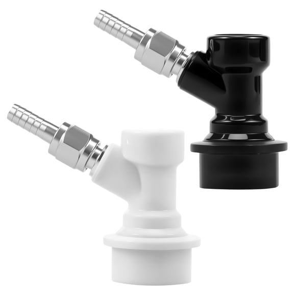 1 Pair Ball Lock Quick Disconnect Set Convenient Ball Lock Disconnect Set Leak Free Ball Lock Keg Fittings Sturdy Ball Lock Keg Post Quick Disconnect Set for Keg Post Coupler