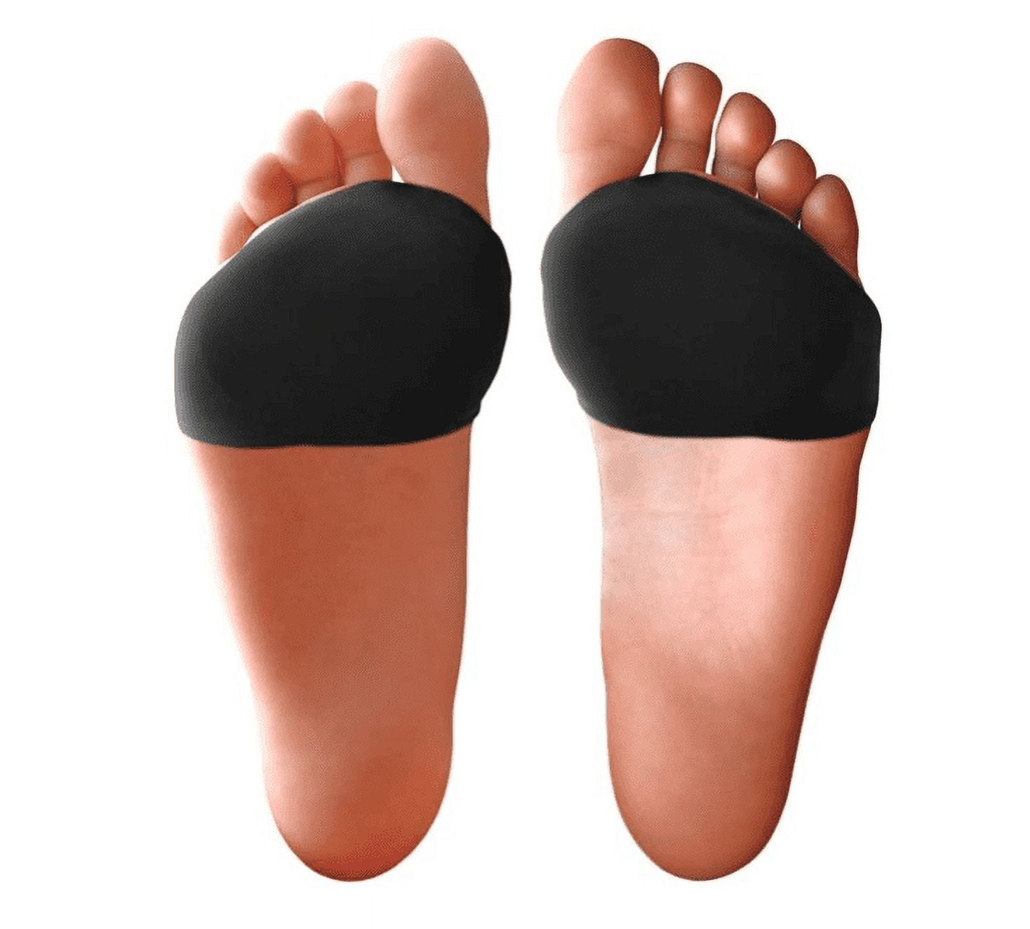 1 Pair Ball of Foot Gel Pads Cushions Forefoot Metatarsal Hard Skin  Morton's Neuroma (Large) 