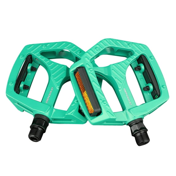 1 Pair Bicycle Pedals with Sealed Bearings Hollow Design Non-Slip Universal Threaded Port Simple Installation MTB Pedals Cycling Accessories