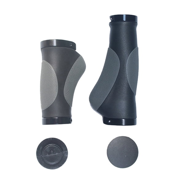 1 Pair Bicycles Grips Rubber Cover Handlebar Grips Cycling Handlebar Ergonomic Handle Cover Non-Slip for Mountain Bikes
