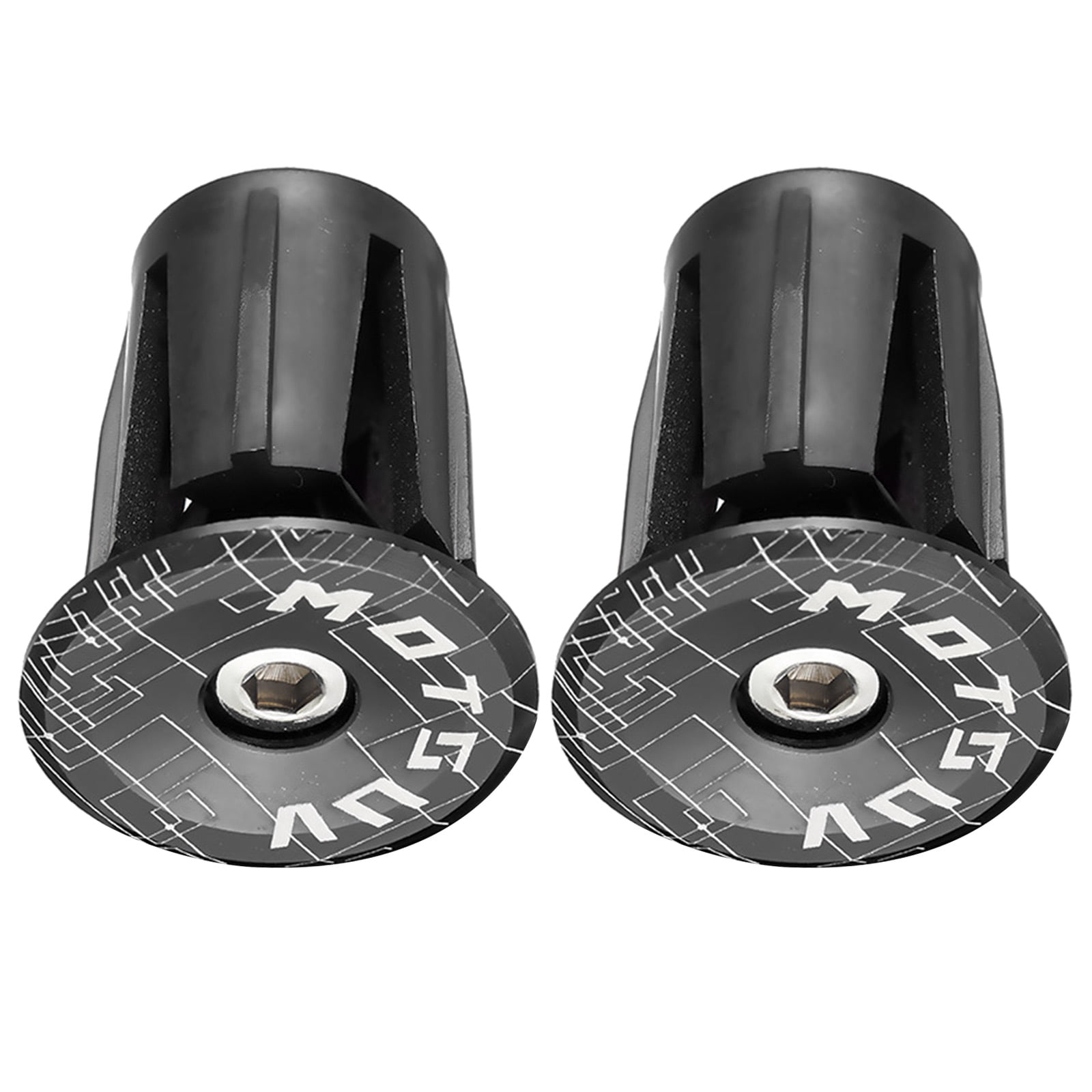 1 Pair Bicycles Handle End Plug Colorful Aluminum Alloys Bicycles ...