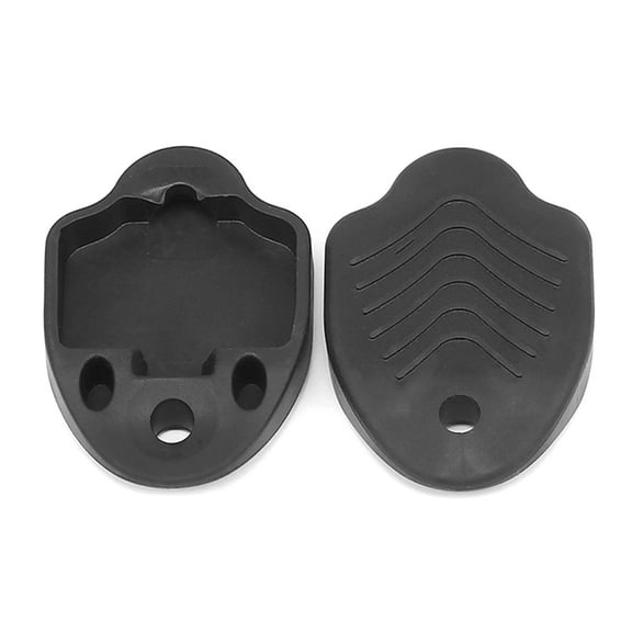 1 Pair Bike Cleat Covers Mountain Bike Shoes Anti-Slip Cleats Protector Lock Rubber Cycling Pedal Cleat Covers