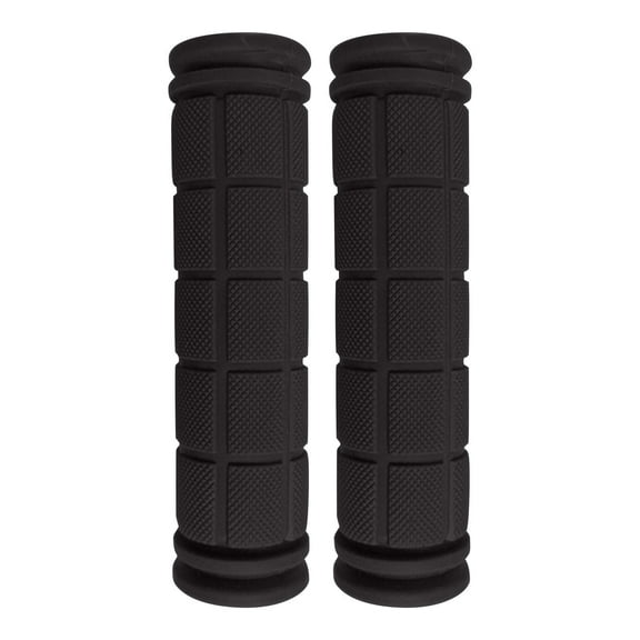 1 Pair Bike Handlebar Grips, Non-Slip Comfortable Rubber Mushroom Bicycle Grips,Perfect for Scooter Cruiser Tricycle Wheel Chair Mountain Road Urban Foldable Bike MTB (Black)