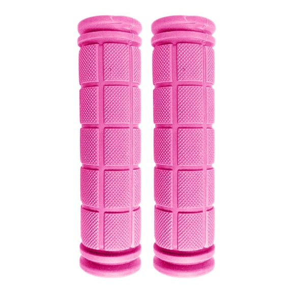 1 Pair Bike Handlebar Grips, Non-Slip Comfortable Rubber Mushroom Bicycle Grips,Perfect for Scooter Cruiser Tricycle Wheel Chair Mountain Road Urban Foldable Bike MTB (Pink)