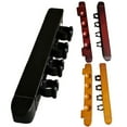 thumbnail image 1 of 1 Pair Billiard Pool Cue Rack Wall Mount 4-Slot Hanging Snooker Wooden Holder, 1 of 7