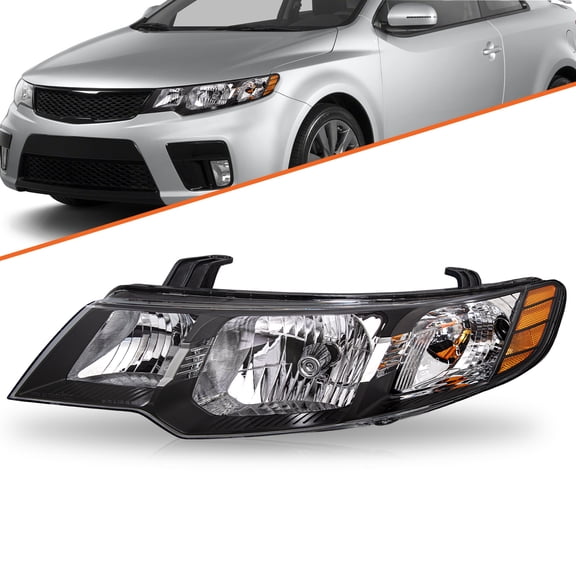 For 2010 2011 2012 2013 Kia Forte Koup Left Driver Halo Headlight Assembly