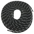 thumbnail image 1 of 1 Pair Black White Hiking Round Boot Laces Shoelaces 38 39 40 45 48 50 52 54 55 56 58 60 63 72 Inches, 1 of 6
