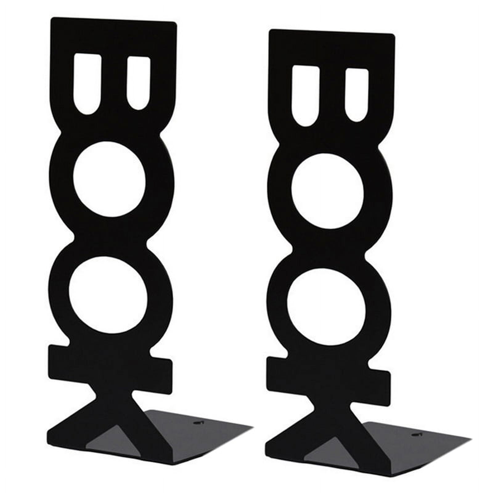 1 Pair Bookends for Library School Book Holder Book Letter Book Baffle ...