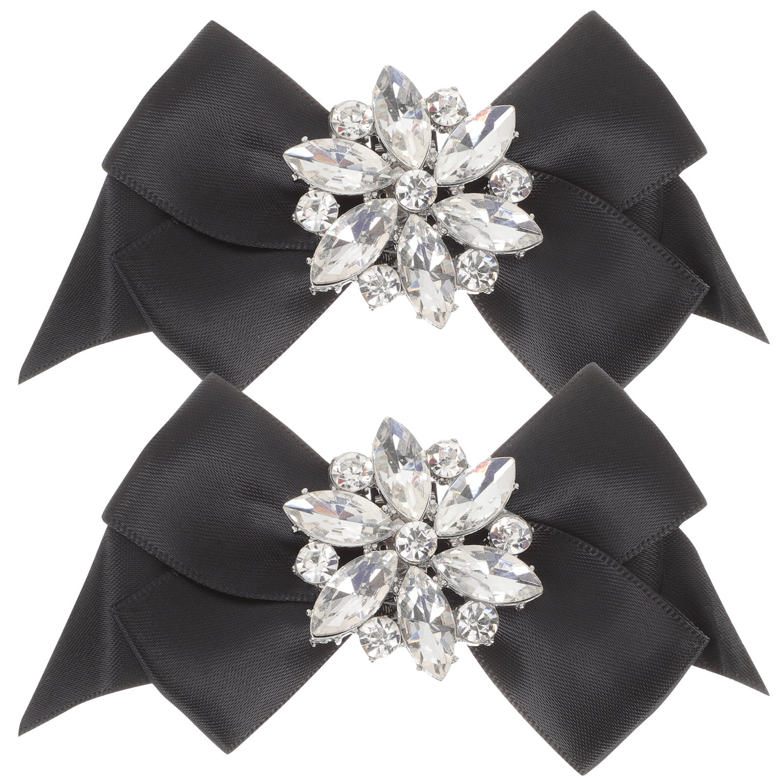 1 Pair Bow Crystal Shoe Clips Shoe Buckle High Heel Shoe Decor Shoe