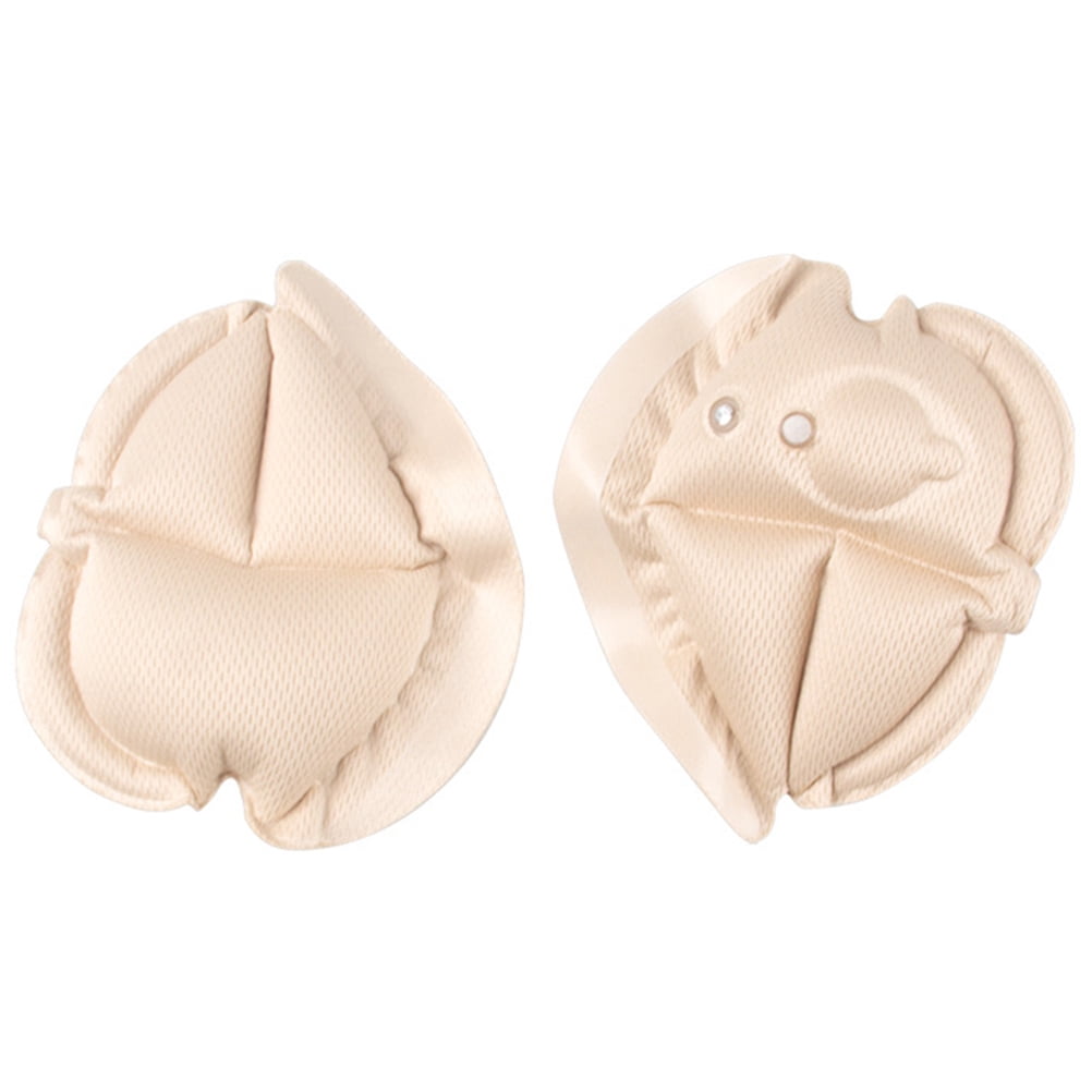Flirtzy Silicone Push Up Bra Inserts - Super Wedge Waterproof Breast Forms, Clear & One Size