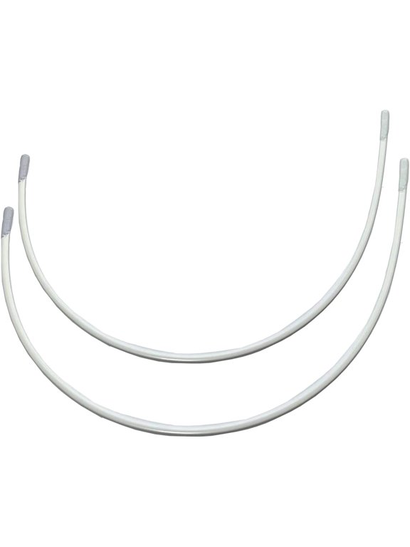 1 Pair Bra Wire Underwire Replacement Boning Nylon Coated / Stainless Steel