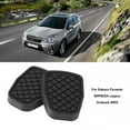 thumbnail image 1 of 1 Pair Brake Clutch Pedal Rubber Pad Plastic Black, 1 of 5