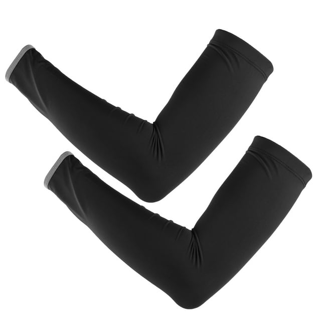 1 Pair Breathable Mesh Arm Warmer Sunscreen Arm Covers with Reflective