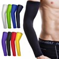 1 Pair Breathable Quick Dry UV Protection Running Arm Sleeves