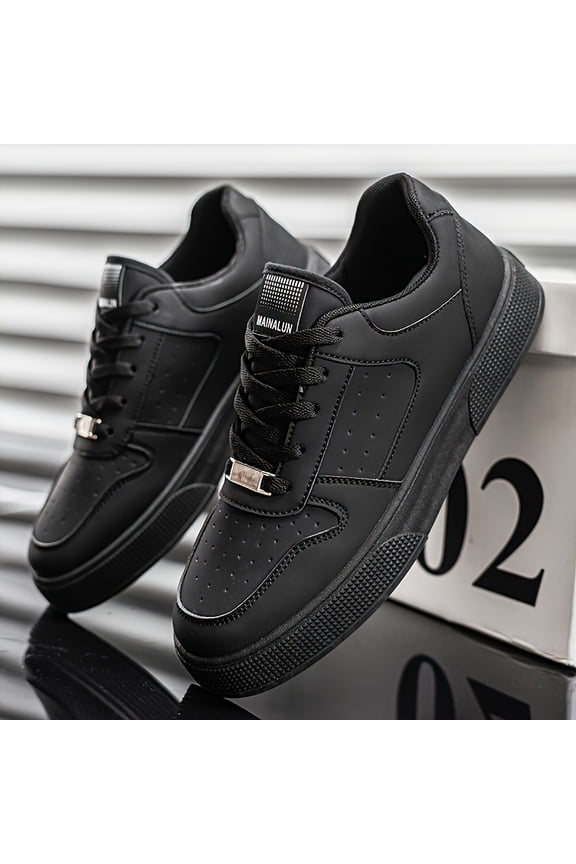 1 Pair of Breathable Skate Shoes - Fashionable White Low-Top Casual Sneakers, Durable Sole, Comfortable Upper, Casual Lace-Up Shoes, All-Season, Couple's Color Matching, Suitable for Outdoor Travel,