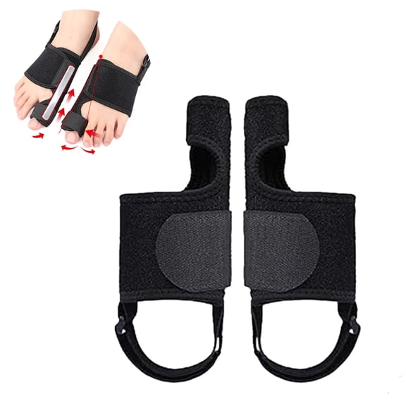 1 Pair Bunion Brace for Women & Men, Bunion Corrector Big Toe Straightener, Reduce Pain Correct Toe Alignment for Left & Right Foot