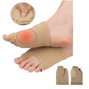1 Pair Bunion Relief Pads Sleeve - Tailors Bunion Corrector,Bunion Splint Orthopedic Bunion Corrector Socks - Gel Pad Elastic Cushions Men and Women (1 Pair)