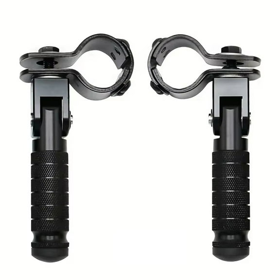 1 Pair CNC Aluminum Motorcycle Part Universal Pedals Folded Footrest Footpeg Motorcycles Mopeds Karts Scooters Bicycle A