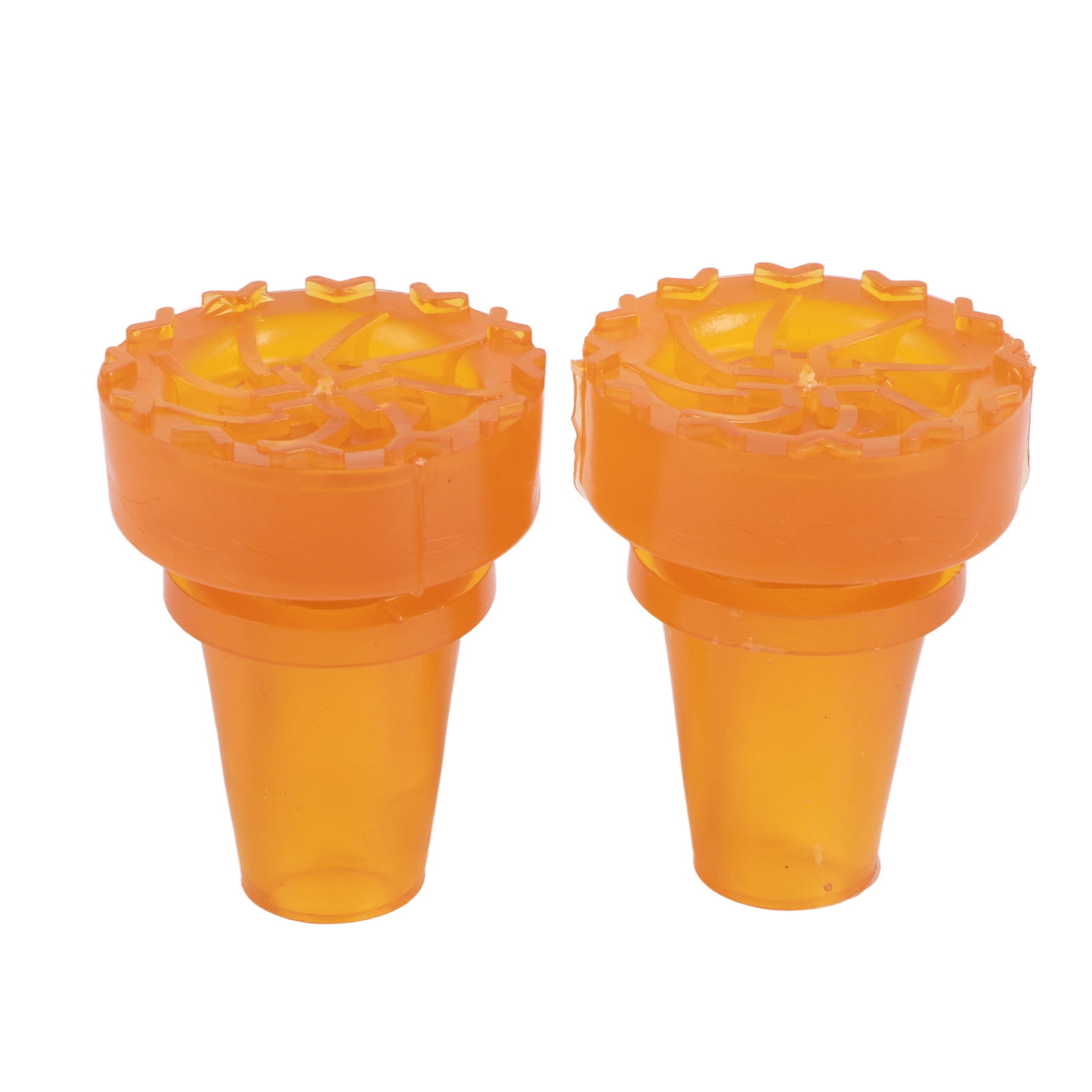 1 Pair Cane Tips Stable Grip Thick Skidproof Large Contact Area Rubber