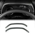 thumbnail image 1 of 1 Pair Car Carbon Fiber Dashboard Instrument Panel Trim For Toyota For Highlander 2020 2021 2022 2023 For Kluger 2021 2022 2023, 1 of 6