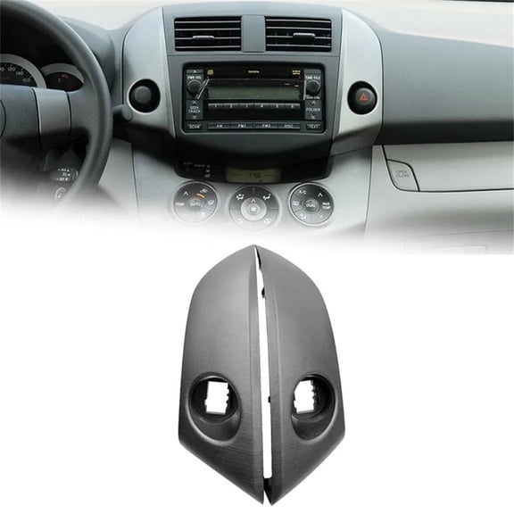 1 Pair Car Center Console Instrument Cluster Panel For Toyota Rav4 2006-2012