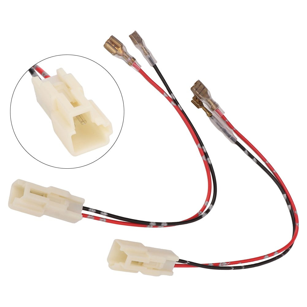1 Pair Car Door Speaker Wiring Harness Plug Connector 12V Speaker
