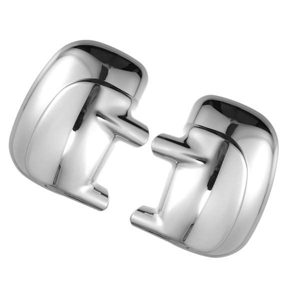 1 Pair Car Exterior Chrome Plated Mirror Cover Full Mirror?Cover Cap for Ford F-350 Super Duty 1999-2007