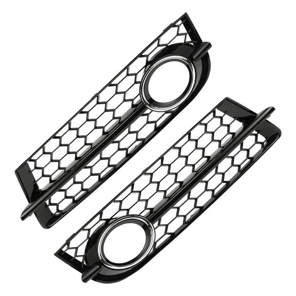 1 Pair Car Front Left Right Front Fog Light Grill for Audi TT 8J 2006-2014 No.8J0807682/8J0807681