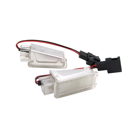 1 Pair Car LED Courtesy Door White Light Replacement Spare Parts For Audi