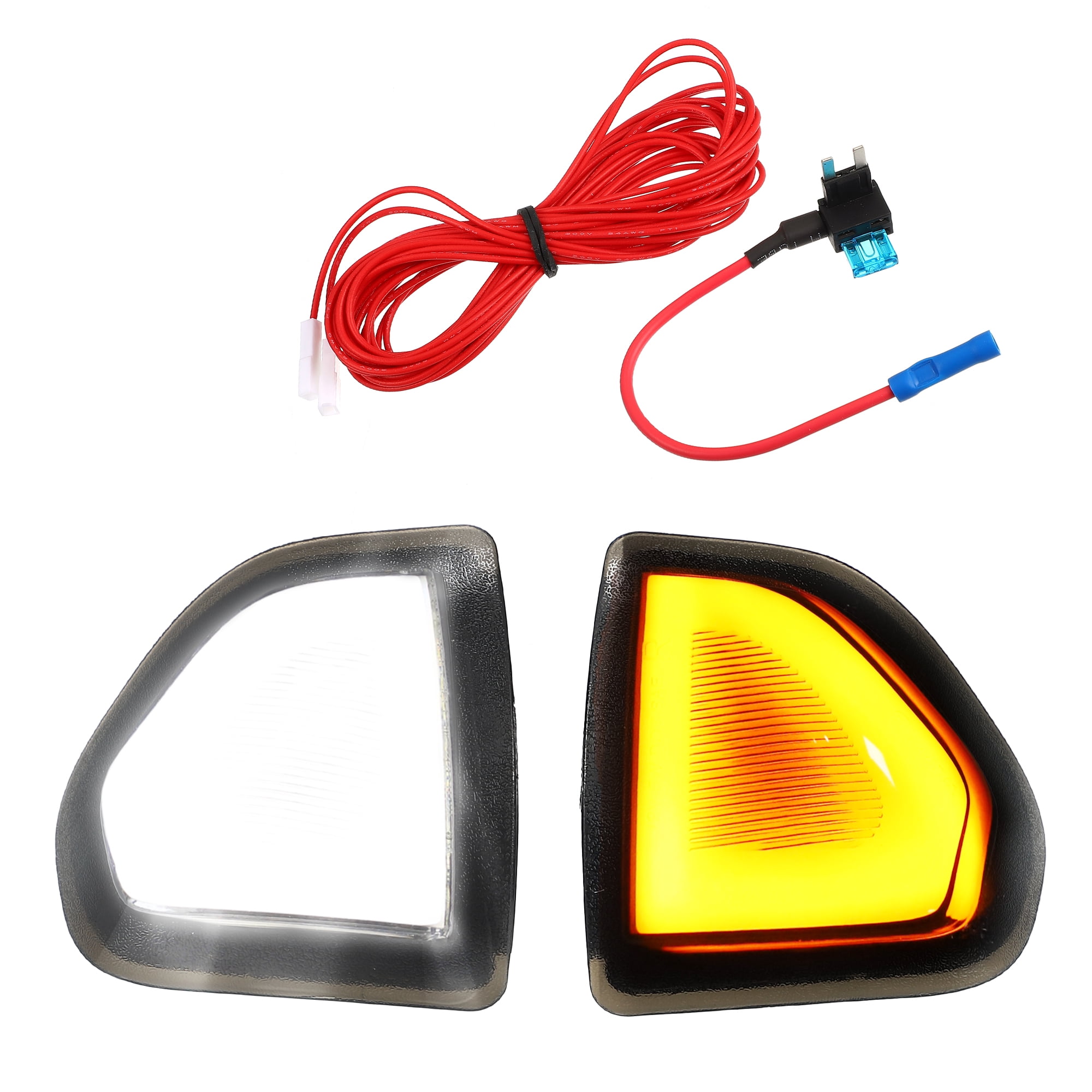 1 Pair Car LED Front Side Mirror Turn Signal Light 68302828AA