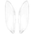 thumbnail image 1 of 1 Pair Car Left & Right Front Headlight Cover Waterproof Clear Headlight Lens Shell Cover, for 3 2006-2012,2 * Car Headlight Lens Cover,Transparent, 1 of 8