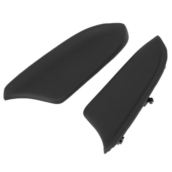 1 Pair Car Left and Right Front Door Panels Armrest Lid Pad Handle Cover Base Plate Black for Honda Accord 08-12