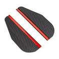 thumbnail image 1 of 1 Pair Car PVC Carbon Fiber Rain Shield Rear View Mirror Rain Eyebrow Adhesive for Rear View Mirror Car Rain Shield, 1 of 10