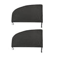thumbnail image 1 of 1 Pair Car Rear Window Sunshade UV Protect Shield Mesh Prevent Mosquito Sunshine Privacy Protection Elastic Folding Curtain for Most Vehicles Sedans SUVs, 1 of 8