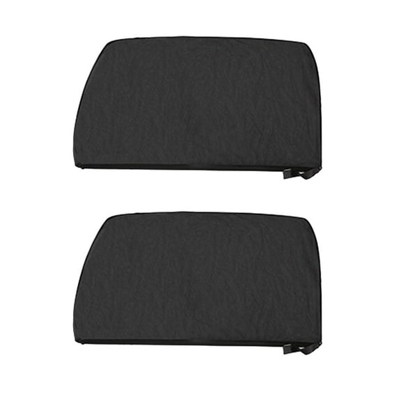 1 Pair Car Rear Window Sunshade UV Protect Shield Mesh Prevent Mosquito Sunshine Privacy Protection Elastic Folding Curtain for Most Vehicles Sedans SUVs