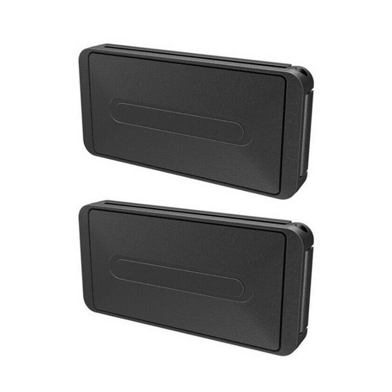 2x black universal clip seat belt stop buckle safety car.ca