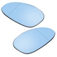 thumbnail image 1 of 1 Pair Car Side Heated Blue Tinted Mirror Glass w/ Backing for BMW E82 E90 E91 E92, 1 of 6