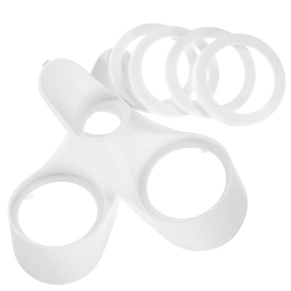 NIAIZEK Car Speaker Mounting Spacer White 1 Pair for Improved Sound Quality and Easy Installation