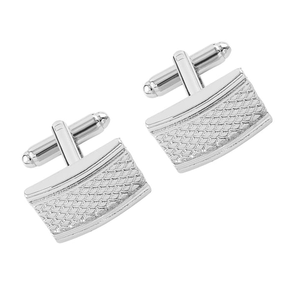 1 Pair Carved Striped Cufflinks Fashion Cuff Link Man's Business Shirt Cufflinks Clothing Accessories