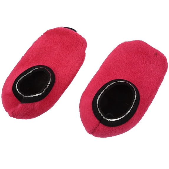 1 Pair Child Non Slip Slipper Socks Gripper Slippers Yoga Color:rose red Size:1-2 Years Child