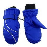 HELEVIA 1 Pair Children Ski Mittens for Girls Boys Warm Winter Gloves Outdoor Waterproof Gloves