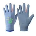 thumbnail image 1 of 1 Pair Children Winter Gloves Waterproof Sport Gloves for 3-15Y Touchscreen High Elasticity Reflective Dinosaur Pattern Outdoor Playing Ski Gloves, 1 of 8