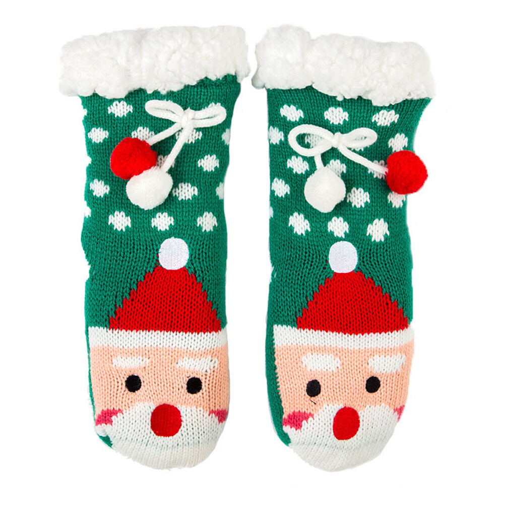 1 Pair Christmas Themed Socks Lovely Kid Socks Kids Cotton Festival