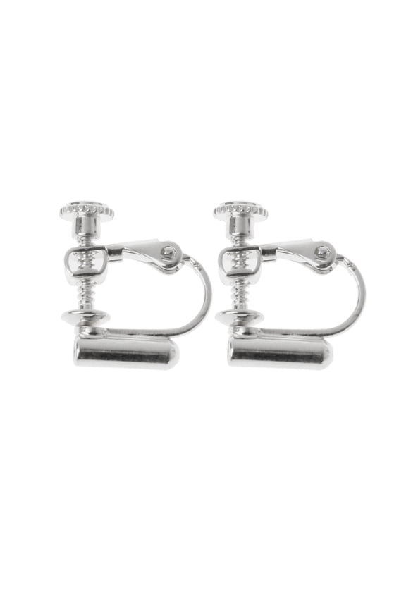 1 Pair Clip on Earring Converters No-pierced Ears Turn Any Studs Into A Clip-On